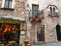 Taormina old houses